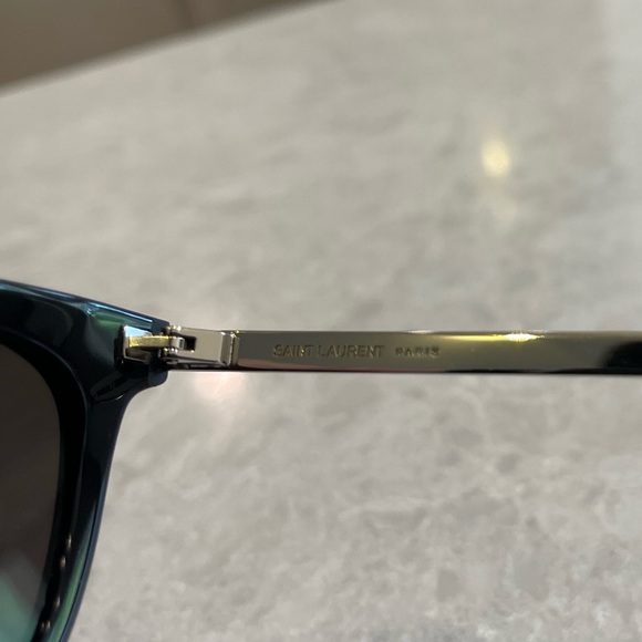 SAINT LAURENT SL510 001 54mm Cat Eye Sunglasses in Black - Picture 9 of 12